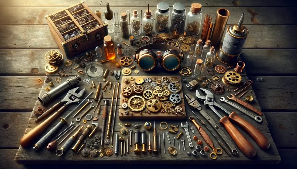 Essential Materials and Tools for Steampunk Creations